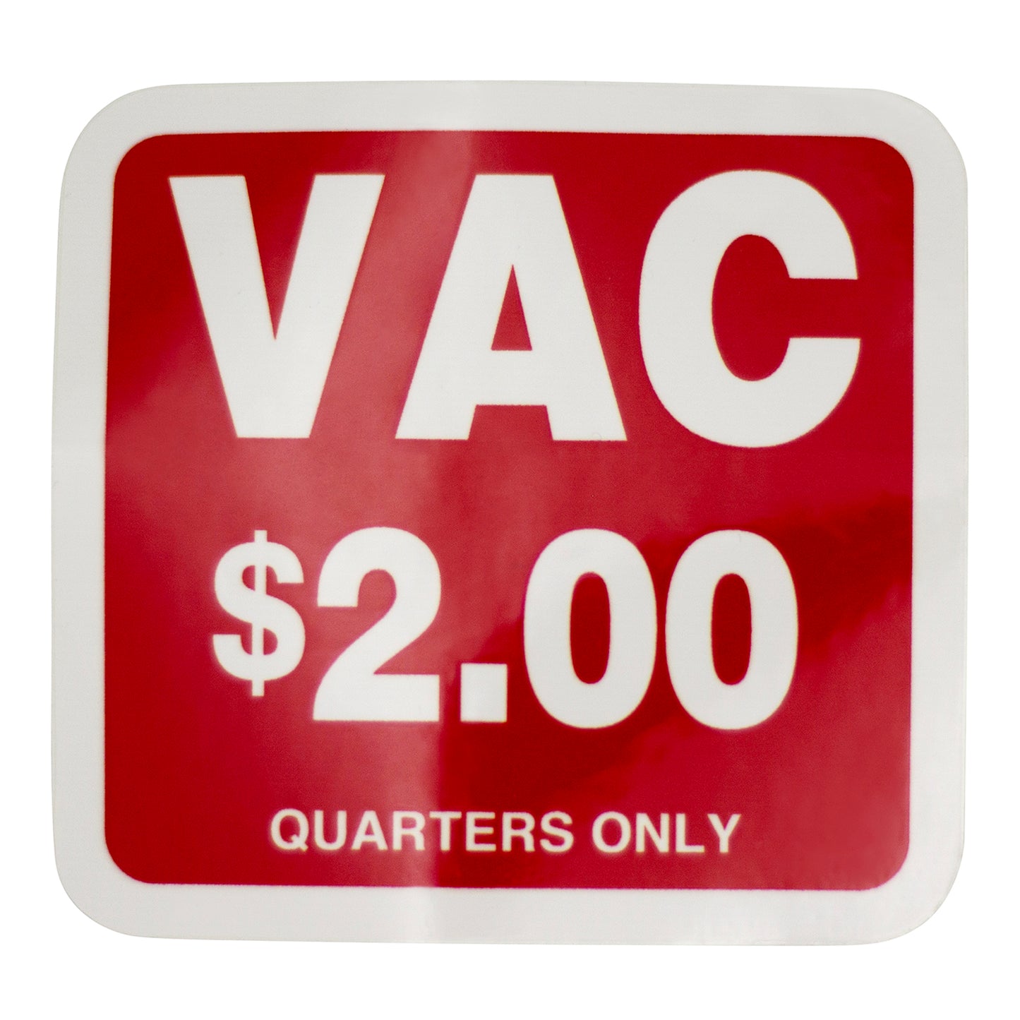 Square $2.00 Vacuum Decal