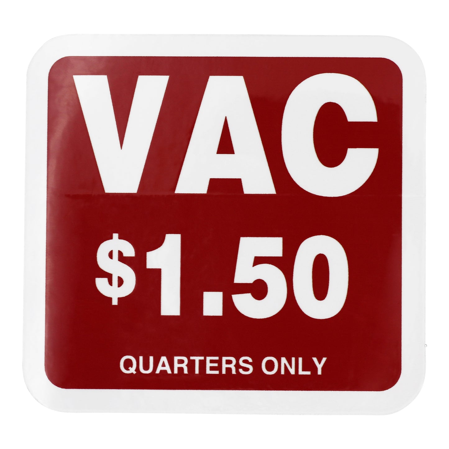 Square $1.50 Vacuum Decal