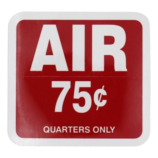 Square $0.75 Air Decal