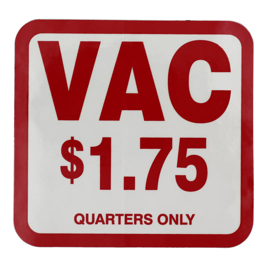 Square $1.75 VAC Decal