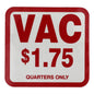 Square $1.75 VAC Decal