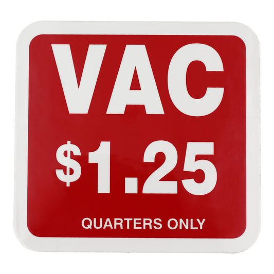 Square $1.25 Vacuum Decal